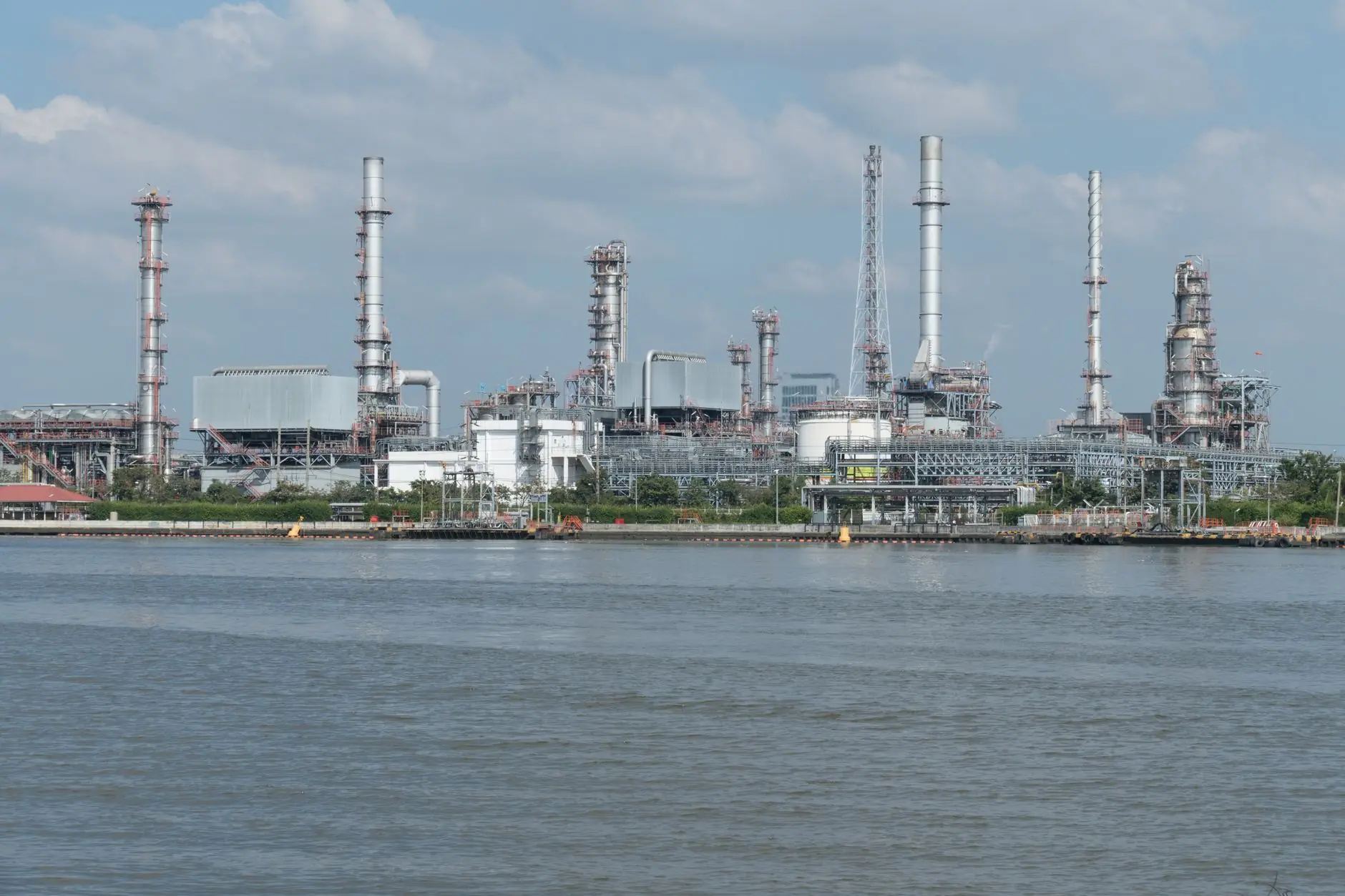 Refinery on the waterfront